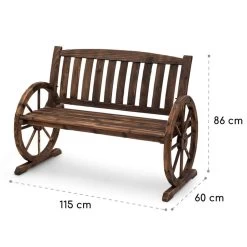 Murnau Gartenbank Flammenbehandeltes Tannenholz Braun 15 Murnau Gartenbank Flammenbehandeltes Tannenholz Braun -Gartenwelt Verkauf 10033354 yy 0007 logo Blumfeldt Murnau Gartenbank Tannenholz braun