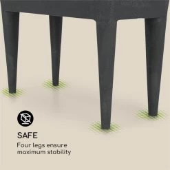 Mammutgrow Hochbeet 76 X 65 X 37 Cm UV- Und Frostschutz Anthrazit -Gartenwelt Verkauf 10033360 yy 0007 logo Blumfeldt Mammutgrow Hochbeet anthrazit