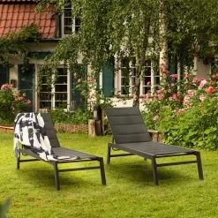Renazzo Lounge Liegestuhl 70/30 PVC/PE Aluminium 6-Stufen Anthrazit 15 Renazzo Lounge Liegestuhl 70/30 PVC/PE Aluminium 6-Stufen Anthrazit -Gartenwelt Verkauf 10033363 yy 0005 logo