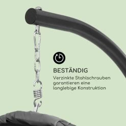 Bella Donna Hängesessel Sitzkissen 180g Polyester Dunkelgrau -Gartenwelt Verkauf 10033374 de 0004 logo