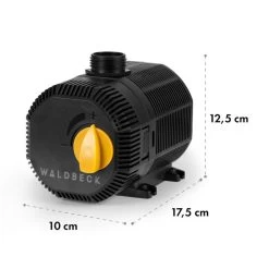 Nemesis T35 Teichpumpe 35W Leistung 2 M Förderhöhe 2300l/h Durchsatz -Gartenwelt Verkauf 10033390 yy 0008 logo Waldbeck Nemesis T35 Teichpumpe 35W