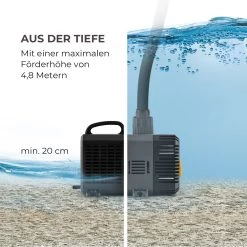 Lagoon 5200 Teichpumpe 5.200 L/h EcoSave: 40 Watt 4,8 Meter Förderhöhe -Gartenwelt Verkauf 10033392 de 0005 logo