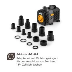 Lagoon 5200 Teichpumpe 5.200 L/h EcoSave: 40 Watt 4,8 Meter Förderhöhe -Gartenwelt Verkauf 10033392 de 0007 logo