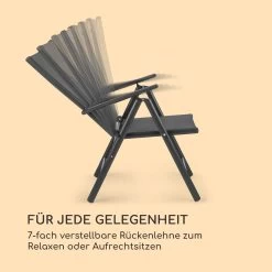 Almeria Klappstuhl 2er-Set 56,5 X 107 X 68 Cm ComfortMesh Aluminium 15 Almeria Klappstuhl 2er-Set 56,5 X 107 X 68 Cm ComfortMesh Aluminium -Gartenwelt Verkauf 10033400 de 0004 logo