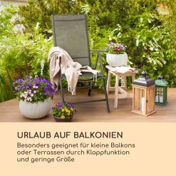 Almeria Klappstuhl 2er-Set 56,5 X 107 X 68 Cm ComfortMesh Aluminium 16 Almeria Klappstuhl 2er-Set 56,5 X 107 X 68 Cm ComfortMesh Aluminium -Gartenwelt Verkauf 10033400 de 0005 logo