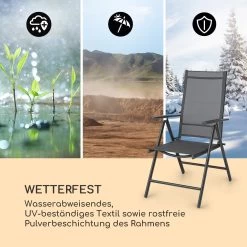 Almeria Klappstuhl 2er-Set 56,5 X 107 X 68 Cm ComfortMesh Aluminium 19 Almeria Klappstuhl 2er-Set 56,5 X 107 X 68 Cm ComfortMesh Aluminium -Gartenwelt Verkauf 10033400 de 0008 logo