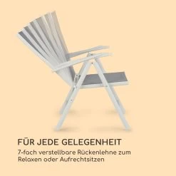 Almeria Klappstuhl 2er-Set 56,5x107x68 Cm ComfortMesh Aluminium -Gartenwelt Verkauf 10033401 de 0004 logo