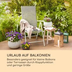 Almeria Klappstuhl 2er-Set 56,5x107x68 Cm ComfortMesh Aluminium -Gartenwelt Verkauf 10033401 de 0005 logo
