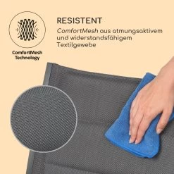 Torremolinos Gartenstühle 2 St. Aluminium ComfortMesh Dunkelgrau -Gartenwelt Verkauf 10033404 de 0003 logo