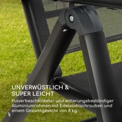 Pomporto Lounge Liegestuhl 70/30 PVC/PE Aluminium 7-Stufen Anthrazit 14 Pomporto Lounge Liegestuhl 70/30 PVC/PE Aluminium 7-Stufen Anthrazit -Gartenwelt Verkauf 10033409 de 0004 logo
