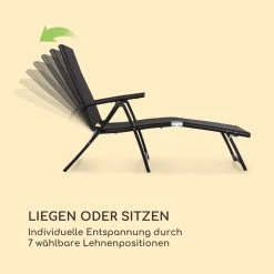 Pomporto Lounge Liegestuhl 70/30 PVC/PE Aluminium 7-Stufen Anthrazit 15 Pomporto Lounge Liegestuhl 70/30 PVC/PE Aluminium 7-Stufen Anthrazit -Gartenwelt Verkauf 10033409 de 0005 logo