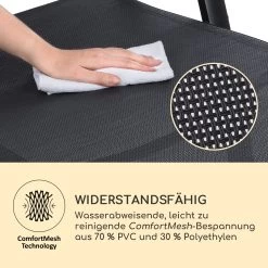 Pomporto Lounge Liegestuhl 70/30 PVC/PE Aluminium 7-Stufen Anthrazit 17 Pomporto Lounge Liegestuhl 70/30 PVC/PE Aluminium 7-Stufen Anthrazit -Gartenwelt Verkauf 10033409 de 0007 logo