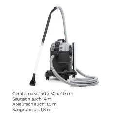 Lakeside Power Teichsauger Schlammsauger 1400W 18kPa 35l Tank Grau -Gartenwelt Verkauf 10033424 de 0010 logo