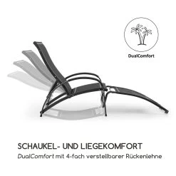 Beverly Wood Sonnenliege Schaukelstuhl Aluminium Schwarz -Gartenwelt Verkauf 10033453 de 0003 logo