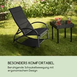 Beverly Wood Sonnenliege Schaukelstuhl Aluminium Schwarz -Gartenwelt Verkauf 10033453 de 0005 logo