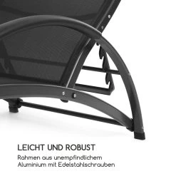 Beverly Wood Sonnenliege Schaukelstuhl Aluminium Schwarz -Gartenwelt Verkauf 10033453 de 0006 logo