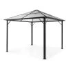 Pantheon Solid Sky Pavillon Mit Dach 3x3m Polycarbonat Aluminium -Gartenwelt Verkauf 10033455 yy 0001 titel