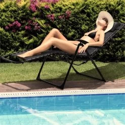 California Dreaming Sonnenliege, Polsterung, Stahlrahmen, Schwarz 12 California Dreaming Sonnenliege, Polsterung, Stahlrahmen, Schwarz -Gartenwelt Verkauf 10033474 yy 0003 logo Blumfeldt California Dreaming Sonnenliege schwarz