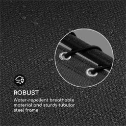 California Dreaming Sonnenliege, Polsterung, Stahlrahmen, Schwarz 15 California Dreaming Sonnenliege, Polsterung, Stahlrahmen, Schwarz -Gartenwelt Verkauf 10033474 yy 0006 logo Blumfeldt California Dreaming Sonnenliege schwarz