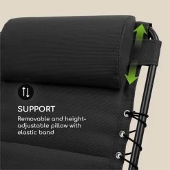 California Dreaming Sonnenliege, Polsterung, Stahlrahmen, Schwarz 16 California Dreaming Sonnenliege, Polsterung, Stahlrahmen, Schwarz -Gartenwelt Verkauf 10033474 yy 0007 logo Blumfeldt California Dreaming Sonnenliege schwarz