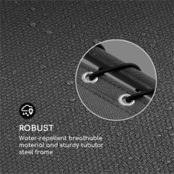 California Dreaming Sonnenliege, Polsterung, Stahlrahmen, Grau -Gartenwelt Verkauf 10033475 yy 0006 logo Blumfeldt California Dreaming Sonnenliege grau