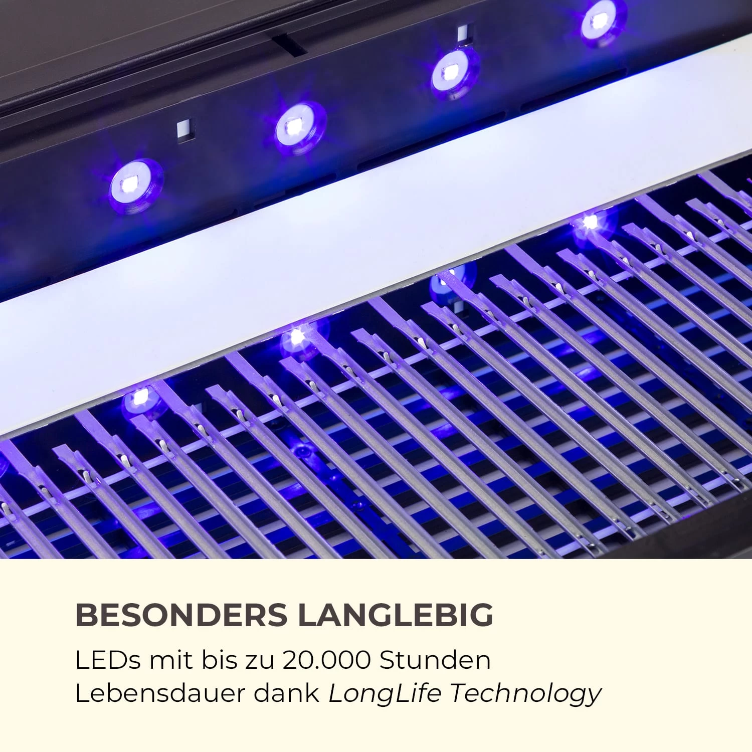 Mosquito Ex 5500 13W 150m² LEDs Auffangschale Kette Schwarz 5 Mosquito Ex 5500 13W 150m² LEDs Auffangschale Kette Schwarz – Bild 3