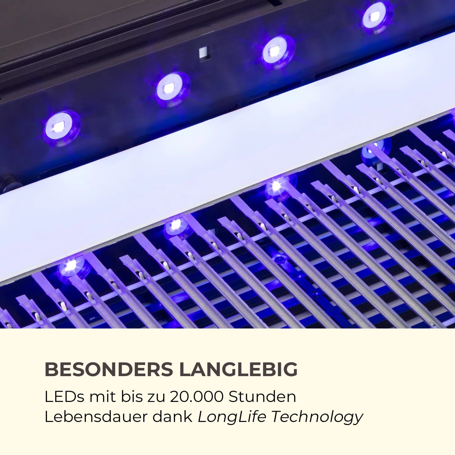 Mosquito Ex 9500 13W 300m² LEDs Auffangschale Kette Schwarz 5 Mosquito Ex 9500 13W 300m² LEDs Auffangschale Kette Schwarz – Bild 3