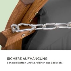 Maui Hollywoodschaukel 110 Cm 2-Sitzer Massivholz Polyester Dunkelgrau 16 Maui Hollywoodschaukel 110 Cm 2-Sitzer Massivholz Polyester Dunkelgrau -Gartenwelt Verkauf 10033573 de 0006 logo