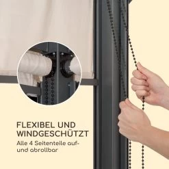 Grandezza Cortina Gartenpavillon 3x4m 4 Seitenteile Beige -Gartenwelt Verkauf 10033608 de 0003 logo