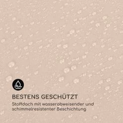 Grandezza Cortina Gartenpavillon 3x4m 4 Seitenteile Beige -Gartenwelt Verkauf 10033608 de 0005 logo