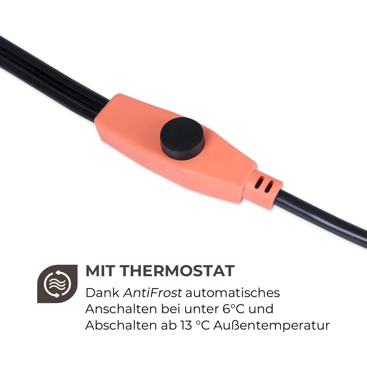 Flow Wire Frostschutzkabel 4m Mit Thermostat IP68 5 Flow Wire Frostschutzkabel 4m Mit Thermostat IP68 – Bild 3