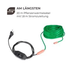 Greenwire Select 20 Pflanzenwärmekabel 20m Mit Thermostat IP68 15 Greenwire Select 20 Pflanzenwärmekabel 20m Mit Thermostat IP68 -Gartenwelt Verkauf 10033907 de 0007 logo
