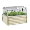 High Grow Advanced Hochbeet Mit Dach 120x95x100cm 540l Stahl Verzinkt -Gartenwelt Verkauf 10034689 yy 0001 titel Blumfeldt High Grow Advanced beige