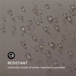 Flex-Shade L Sonnenschirm 130 X 180 Cm Polyester UV 50 Dunkelgrau -Gartenwelt Verkauf 10034726 yy 0004 logo Blumfeldt Flex Shade L Sonnenschirm 130x180 grau