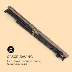 Flex-Shade L Sonnenschirm 130 X 180 Cm Polyester UV 50 Taupe -Gartenwelt Verkauf 10034727 yy 0006 logo Blumfeldt Flex Shade L Sonnenschirm 130x180 taupe