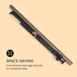 Flex-Shade XL Sonnenschirm 150 X 210 Cm Polyester UV 50 Taupe -Gartenwelt Verkauf 10034729 yy 0006 logo Blumfeldt Flex Shade XL Sonnenschirm 150x210 taupe