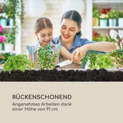 Nova Grow Gartenbeet 100 X 91 X 100 Cm WPC Holzoptik -Gartenwelt Verkauf 10034745 de 0007 logo