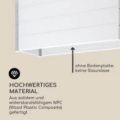 Nova Grow Gartenbeet 150 X 91 X 50 Cm WPC Holzoptik Weiß -Gartenwelt Verkauf 10034746 de 0004 logo