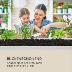 Nova Grow Gartenbeet 150 X 91 X 50 Cm WPC Holzoptik Weiß -Gartenwelt Verkauf 10034746 de 0007 logo