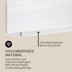 Nova Grow Gartenbeet 195 X 91 X 50 Cm WPC Holzoptik Weiß -Gartenwelt Verkauf 10034748 de 0004 logo