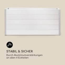 Nova Grow Gartenbeet 195 X 91 X 50 Cm WPC Holzoptik Weiß -Gartenwelt Verkauf 10034748 de 0008 logo