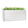 Nova Grow Gartenbeet 195 X 91 X 50 Cm WPC Holzoptik Weiß -Gartenwelt Verkauf 10034748 yy 0001 titel Blumfeldt Nova Grow Gartenbeet 195x91x50cm reedit