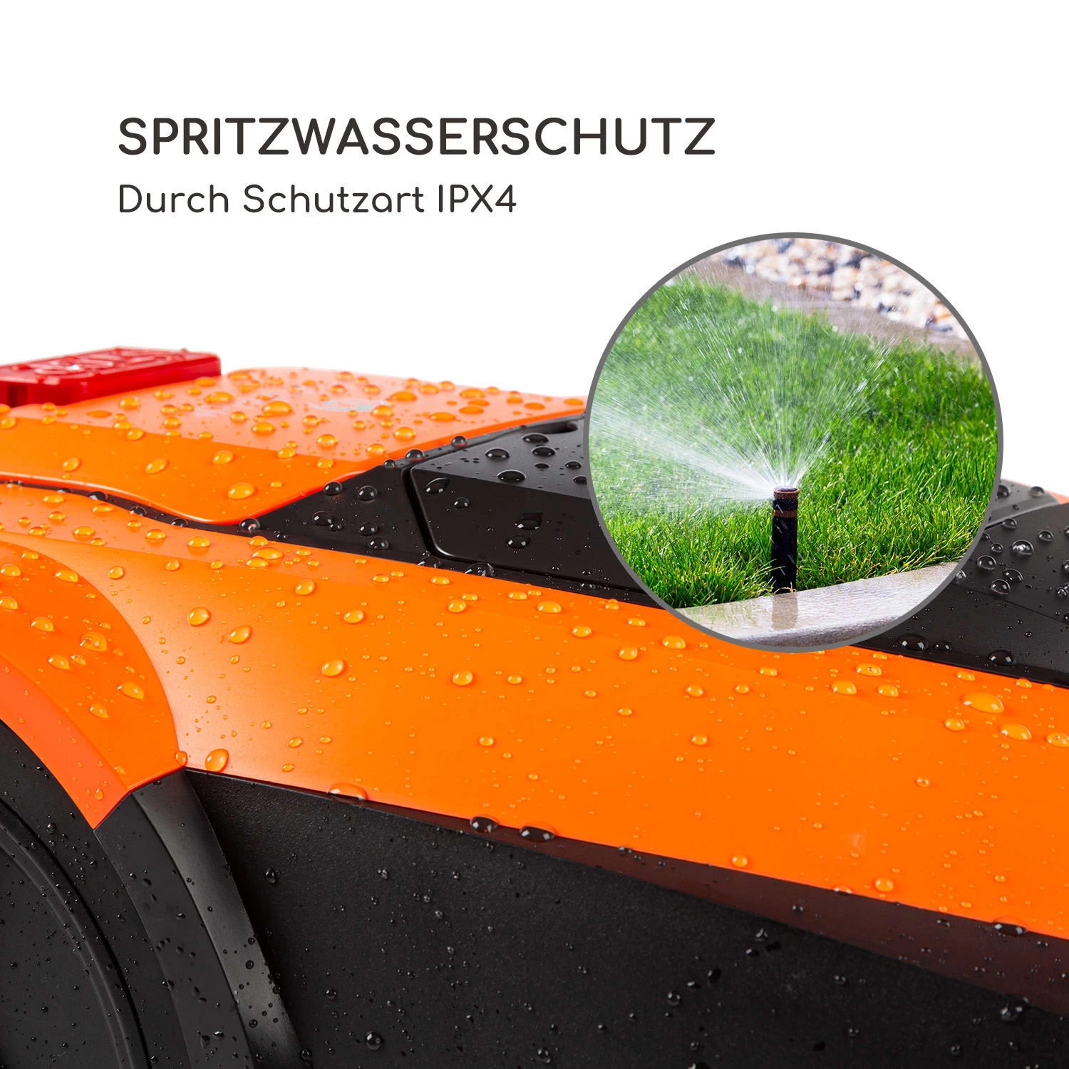 Garden Hero Rasenmähroboter 5,2 Ah Akkubetrieb Bis 1.200 M² Orange 6 Garden Hero Rasenmähroboter 5,2 Ah Akkubetrieb Bis 1.200 M² Orange – Bild 4