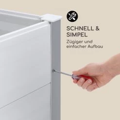 Nova Grow Gartenbeet 195 X 91 X 100 Cm WPC Holzoptik Weiß -Gartenwelt Verkauf 10034752 de 0006 logo