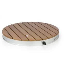 Sumatra Breeze Round Gartendusche WPC Aluminium 70x55cm Rund