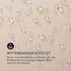 Mondo Gartenpavillon Partyzelt Gazebo 295x262x295 Stahl Polyester -Gartenwelt Verkauf 10034764 de 0005 logo