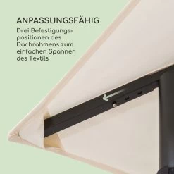 Mondo Gartenpavillon Partyzelt Gazebo 295x262x295 Stahl Polyester -Gartenwelt Verkauf 10034764 de 0006 logo