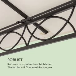 Mondo Gartenpavillon Partyzelt Gazebo 295x262x295 Stahl Polyester -Gartenwelt Verkauf 10034764 de 0008 logo