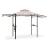 Steakhouse Wings Pavillon 244x260x152cm 160 G/m² PE Flammhemmend Stahl
