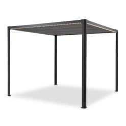 Pantheon RemoteShade Ambient Pavillon Motor-Dach 3x3m LED-Licht PE